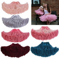 Women Adult Princess Mesh Puff Petticoat Fluffy Pettiskirts